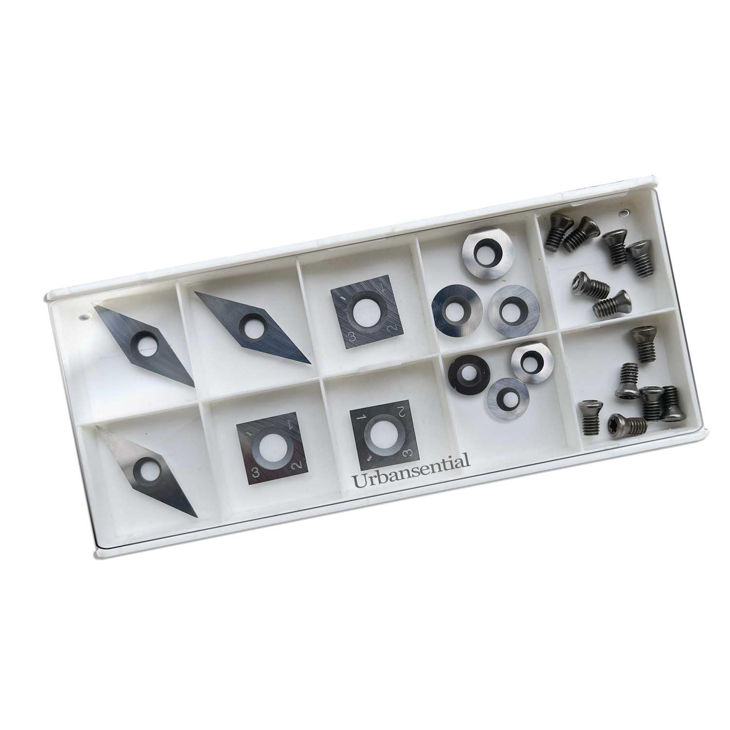12-Piece Carbide Cutter Inserts Replacement