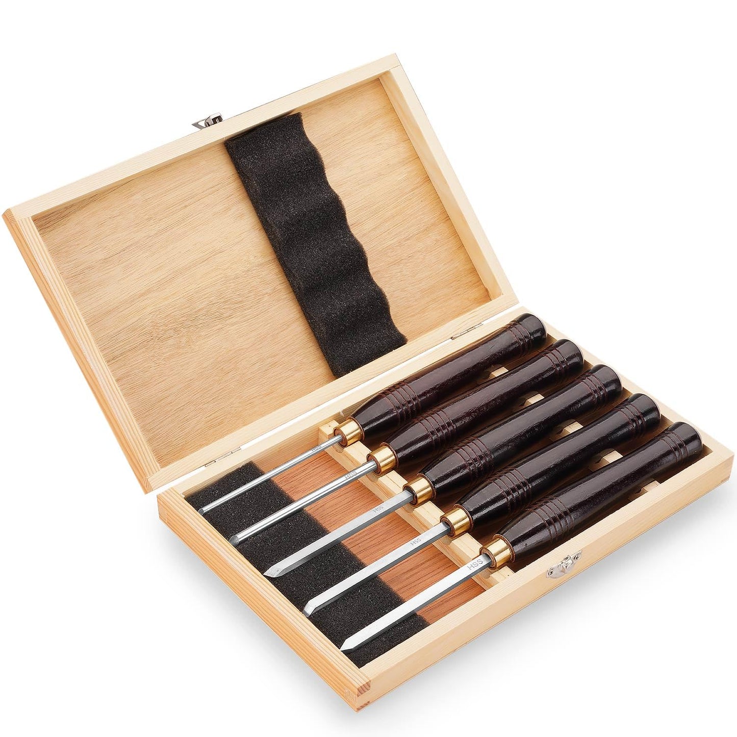 HSS Wood Turning Mini Chisel Set of 5 pcs